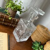 Antique cut crystal carafe