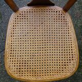 Two Kohn chairs, No. 529, circa 1910, bistro style, caned, bentwood