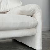 Maralunga 3-seater sofa by Vico Magistretti for Cassina Italy 1973