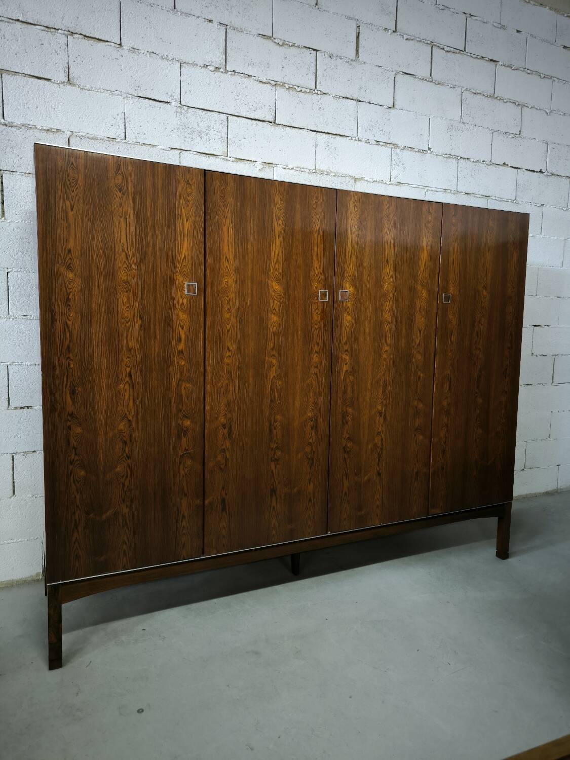 Vintage Scandinavian Rosewood Wardrobe