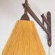 Scandinavian Teak and Hemp Scissors Wall Lamp by Ib Fabiansen for Fog & Mørup, 1950s