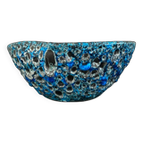 Eruptive ceramic dish from the 60s