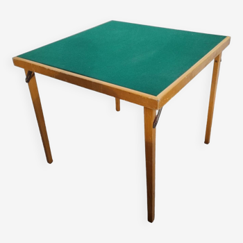 Vintage folding bridge table