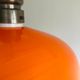 Orange vintage pendant lamp by Alessandro Pianon for Vistosi, Italy year 60