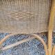 Pair of armchairs and bench in rattan and bamboo from the 60s/70s