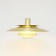 Vintage Danish lamp in brass, 1970's