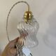 Vintage glass globe lamp