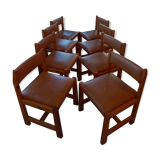 Chaises en skaï