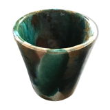 Green flamed Basque pot