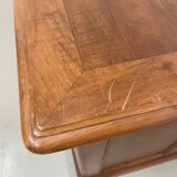 1950s walnut counter or desk