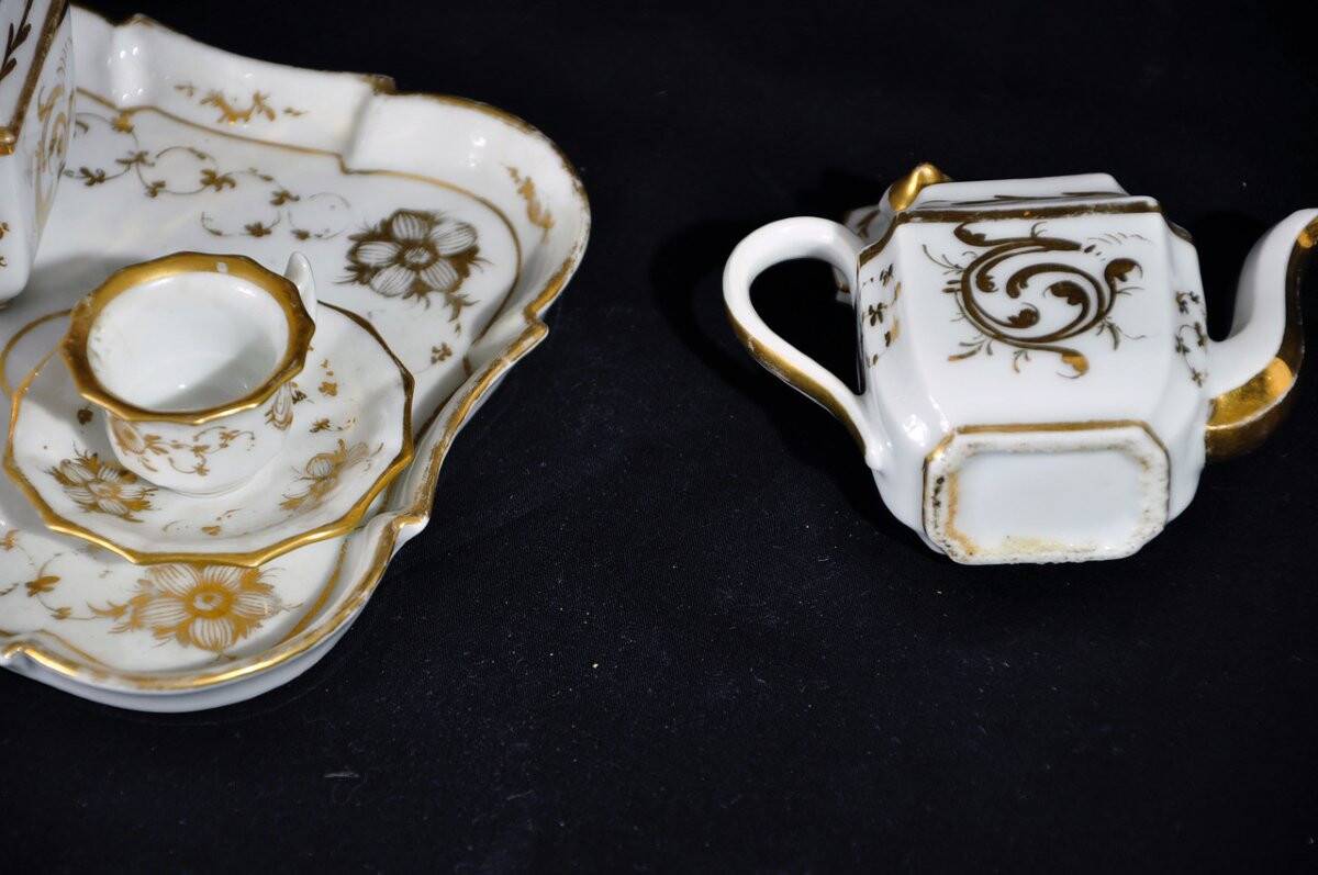 Miniature porcelain service "Old Paris" Napoleon III period
