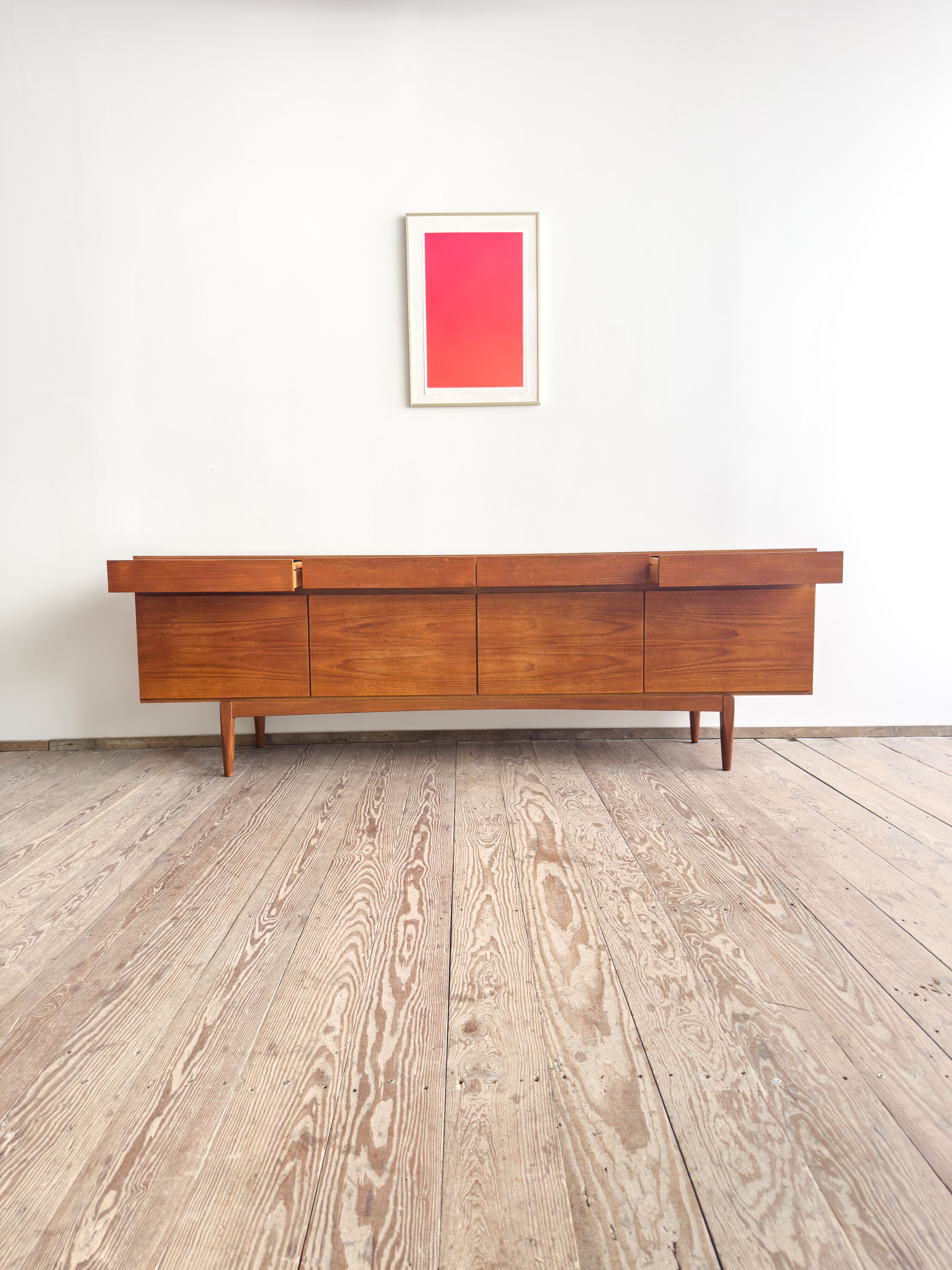 Enfilade Mid-Century en teck, modèle FA66 par Ib Kofod-Larsen pour Faarup