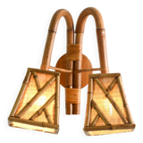 Double Bamboo Wall Sconce