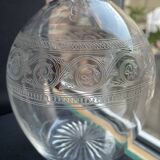 Baccarat carafe Athenian engraving