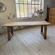 Table de ferme travail pin 1950 220cm