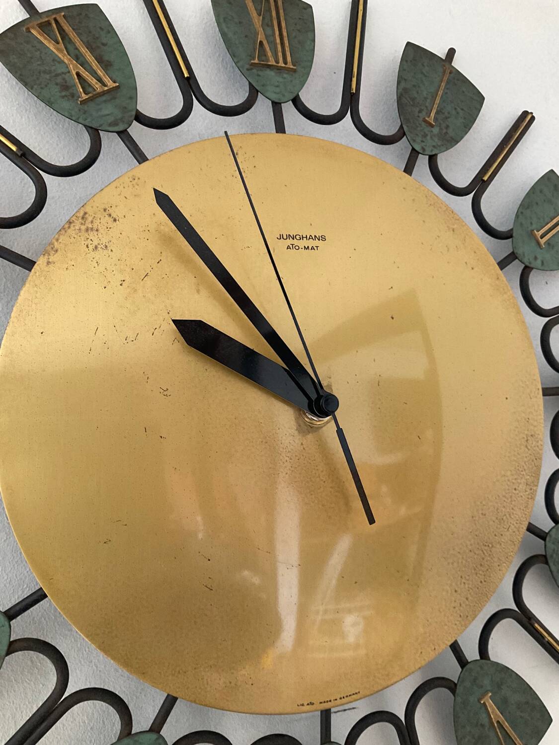 Vintage clock Junghans Ato-Mat Germany 70s