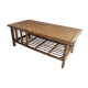 Table basse en rotin