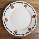 Set of 2 vintage Badonviller dessert plates