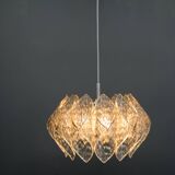 Mid-Century Resin and Glass Pendant, 1960s