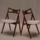 Hans J Wegner 'Sawbuck' CH29 Dining Chairs