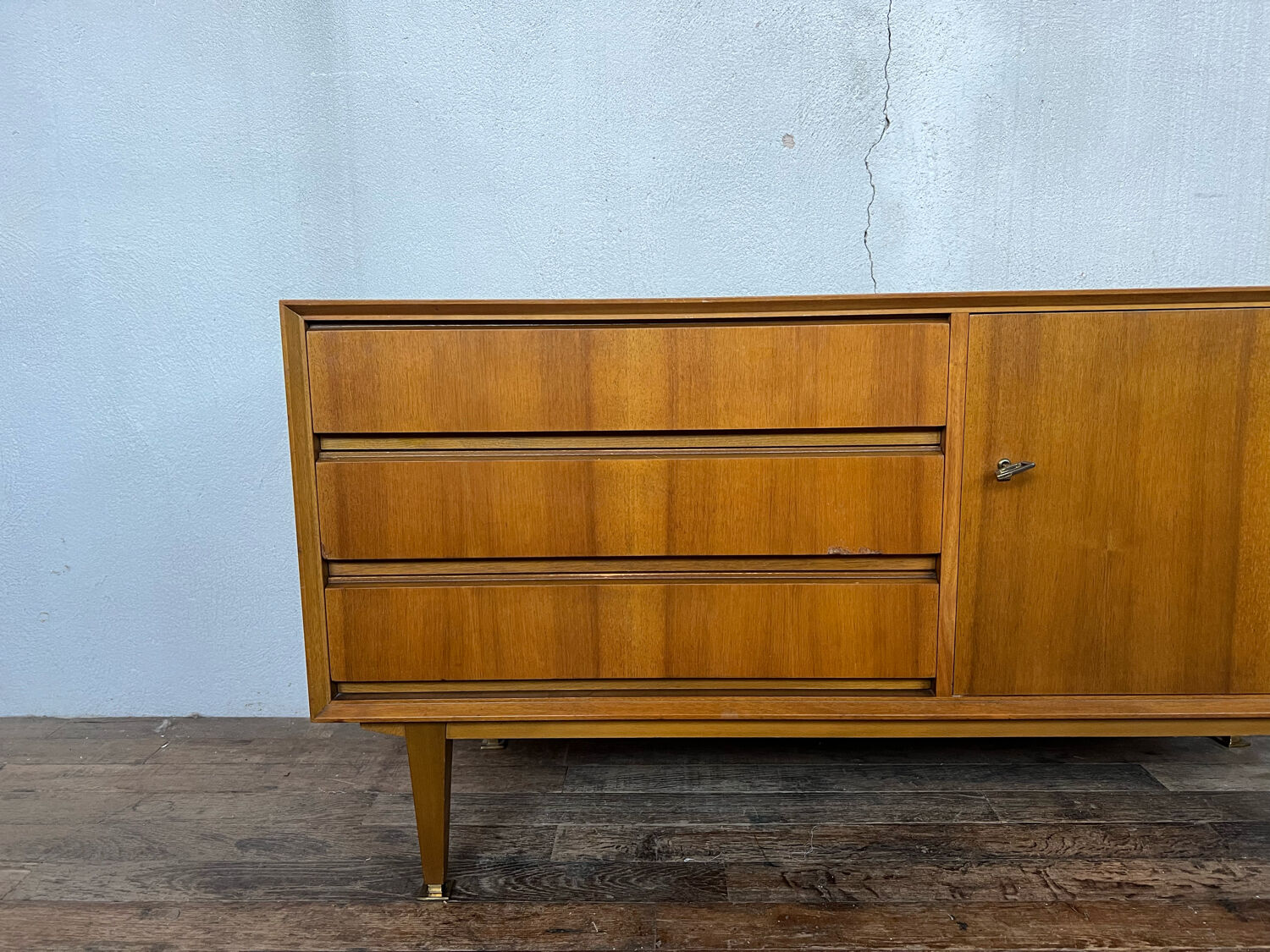 Sideboard vintage tv furniture 1950 Scandinavian