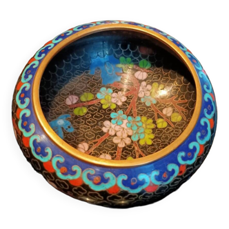 Cloisonne enamel cup diameter 10.5 cm