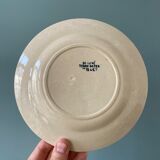 Series of 12 mismatched Terre de Fer dessert plates