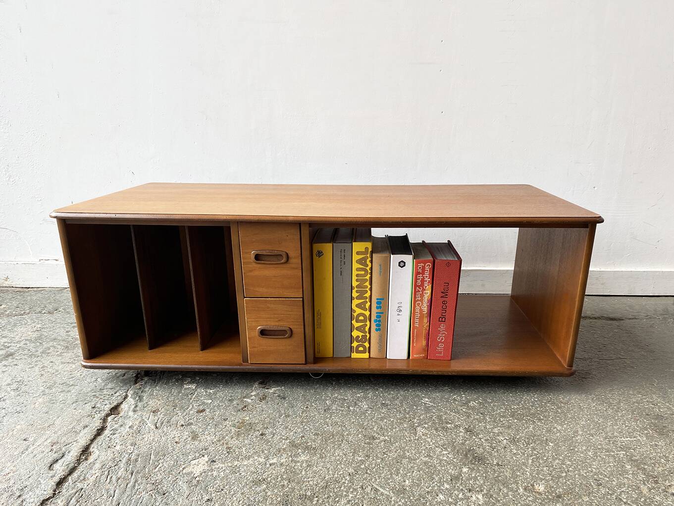 1960/70s Mid-century teak media Unit / TV stand / low cabinet by Meredrew