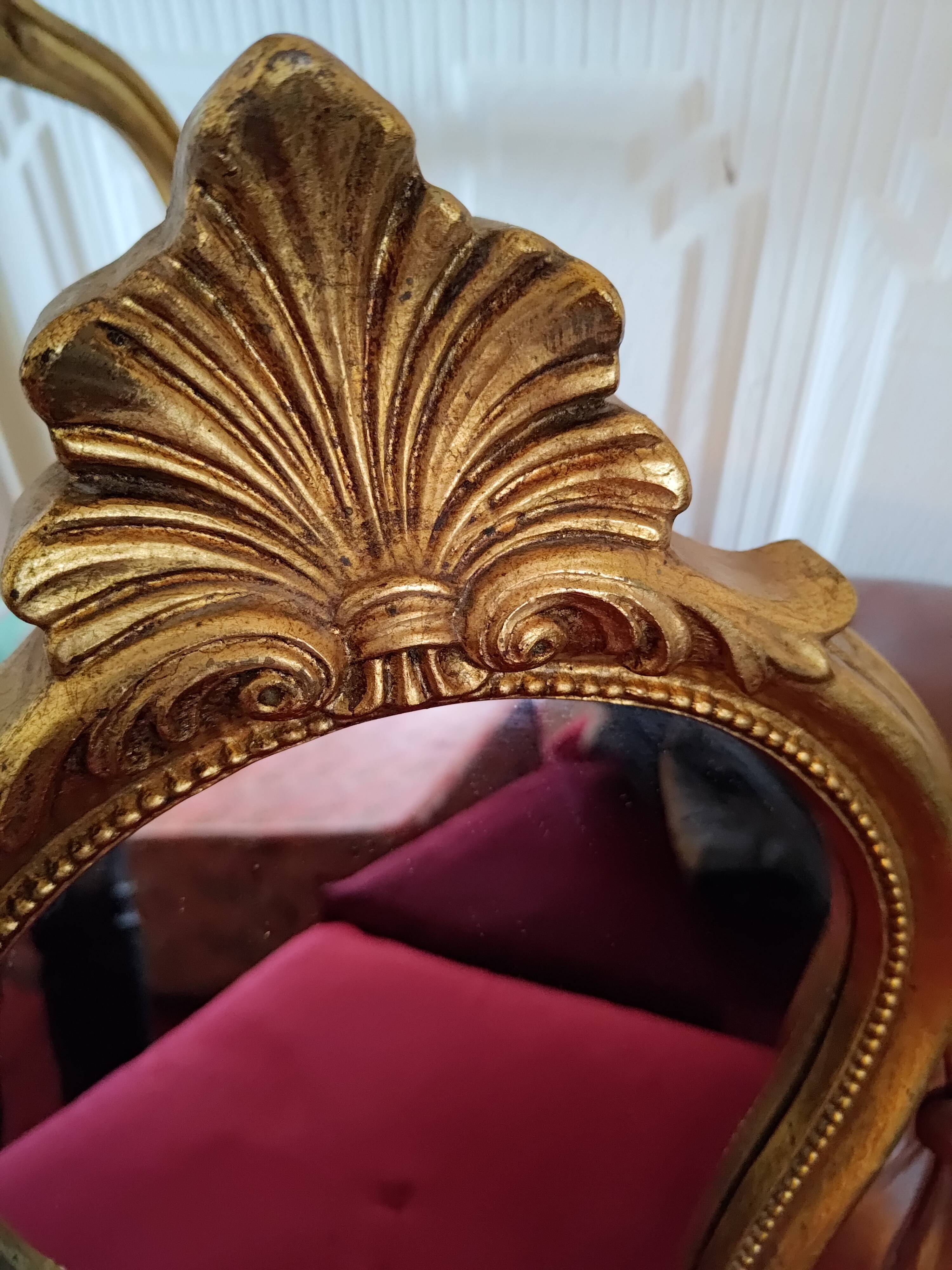 Baroque gilded mirror