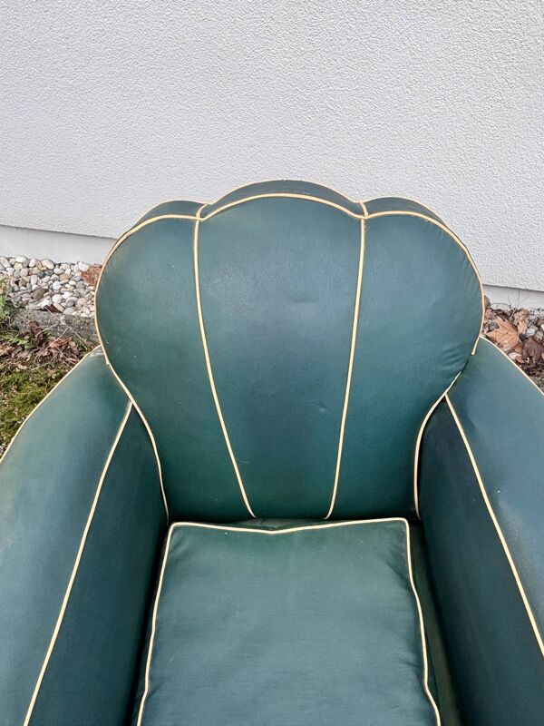 Paire de fauteuils club