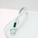 Transparent Glass Tray  Italy 1980s