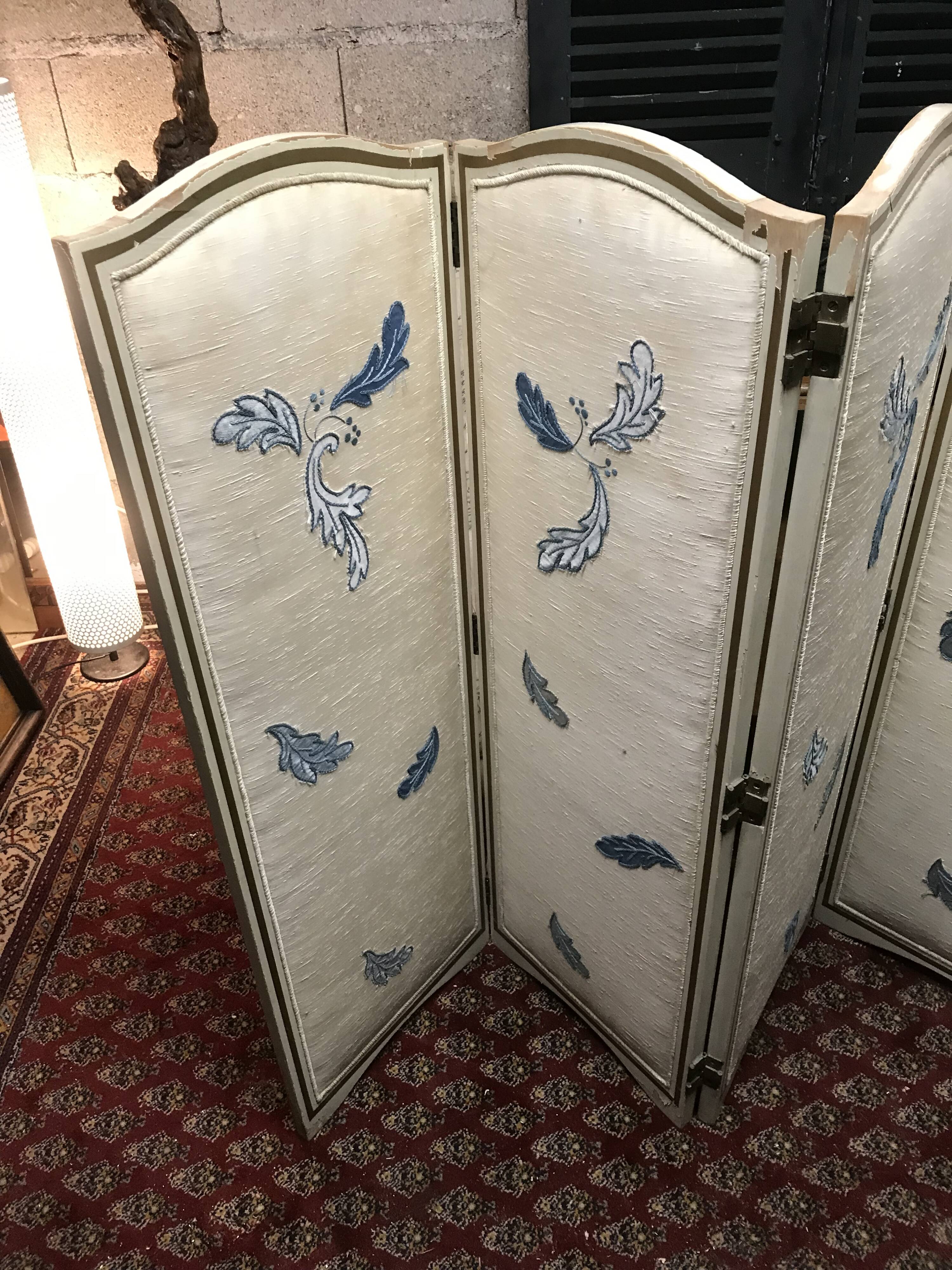 Old screen wood art deco