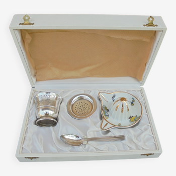 Silver metal citrus juicer baby box