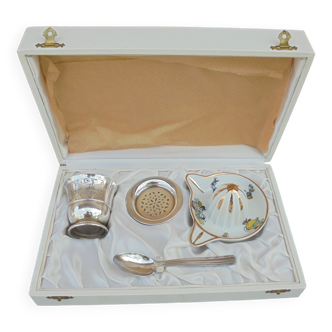 Silver metal citrus juicer baby box