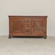 Antique solid wood workbench, dough cabinet from the 18th century.
