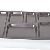 Compartmentalized meal tray 1970