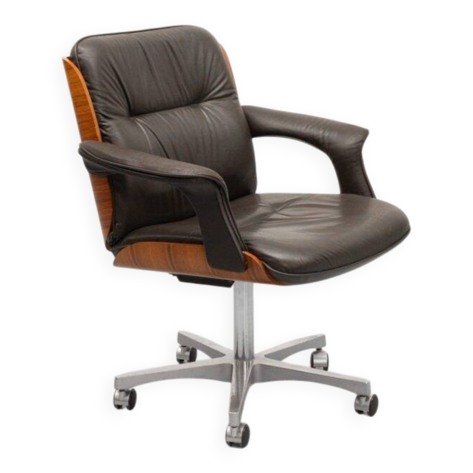 Chaise de bureau de direction des années 1970