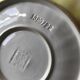 Sunflower plate Bassano Italy numbered 1889 / 22 in ceramic