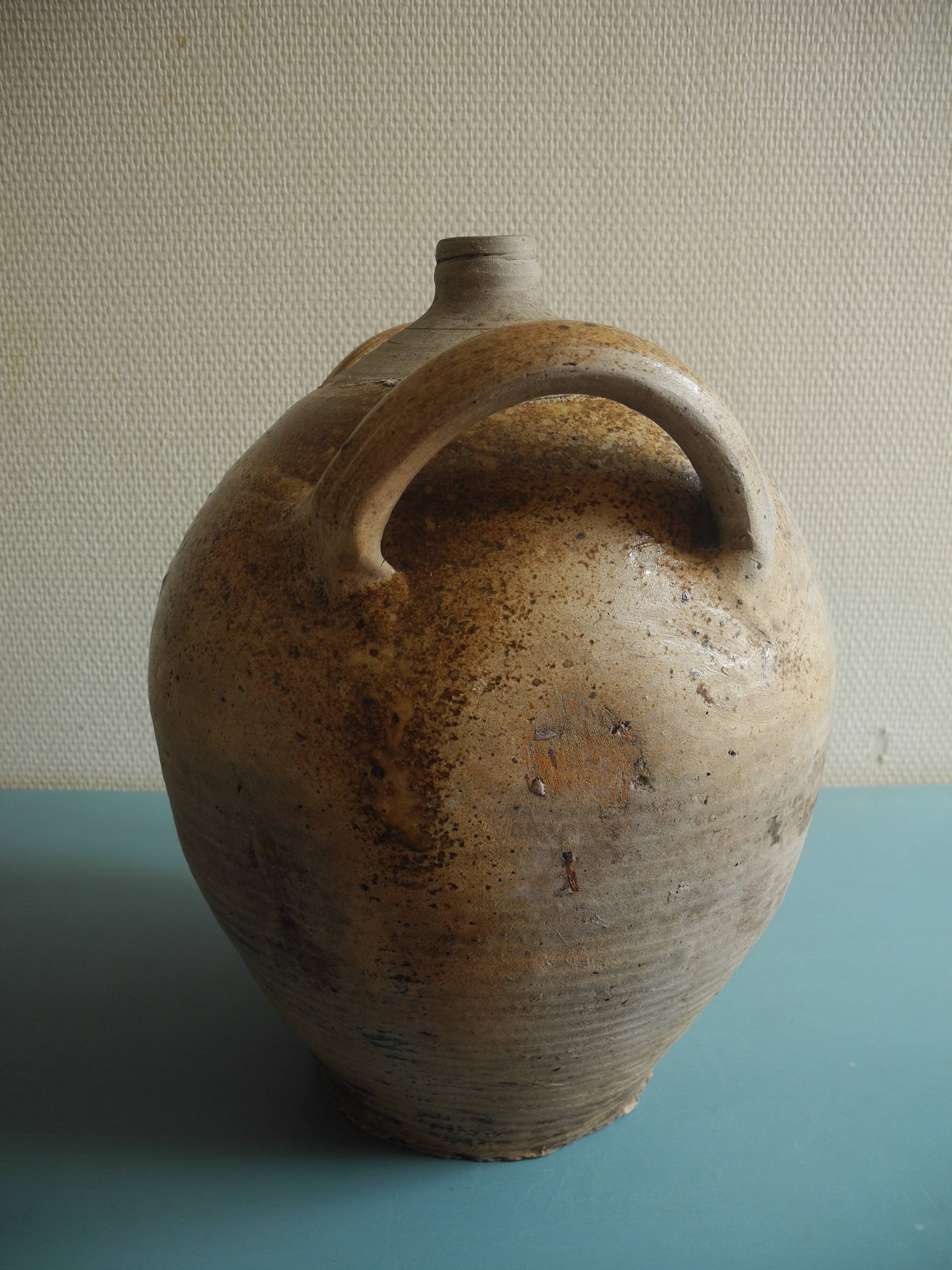 old jar rustic decoration antique toupine French jar