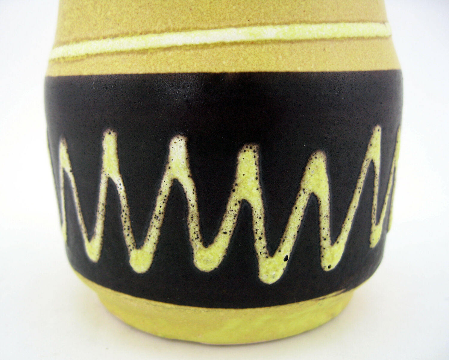 Matte ceramic vase - Scheurich 529-18 - West Germany Pottery - vintage 50s