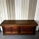 Large antique haberdashery counter in oak