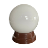 Vintage lamp from the 70s opal globe