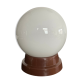 Vintage lamp from the 70s opal globe
