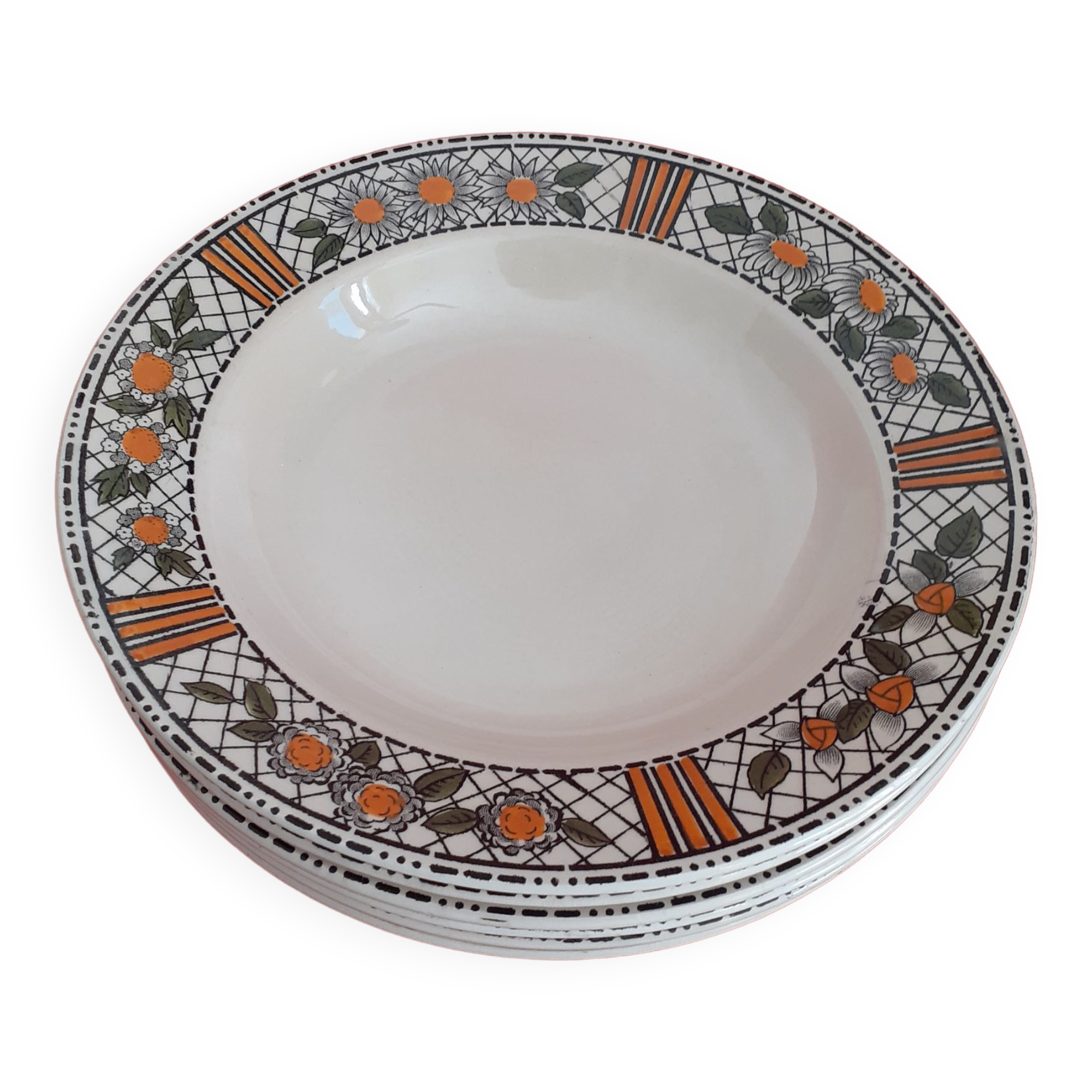 6 hollow plates HB CM Elisabeth