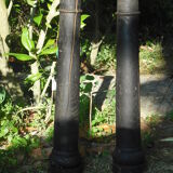 Pair of oak columns 19th