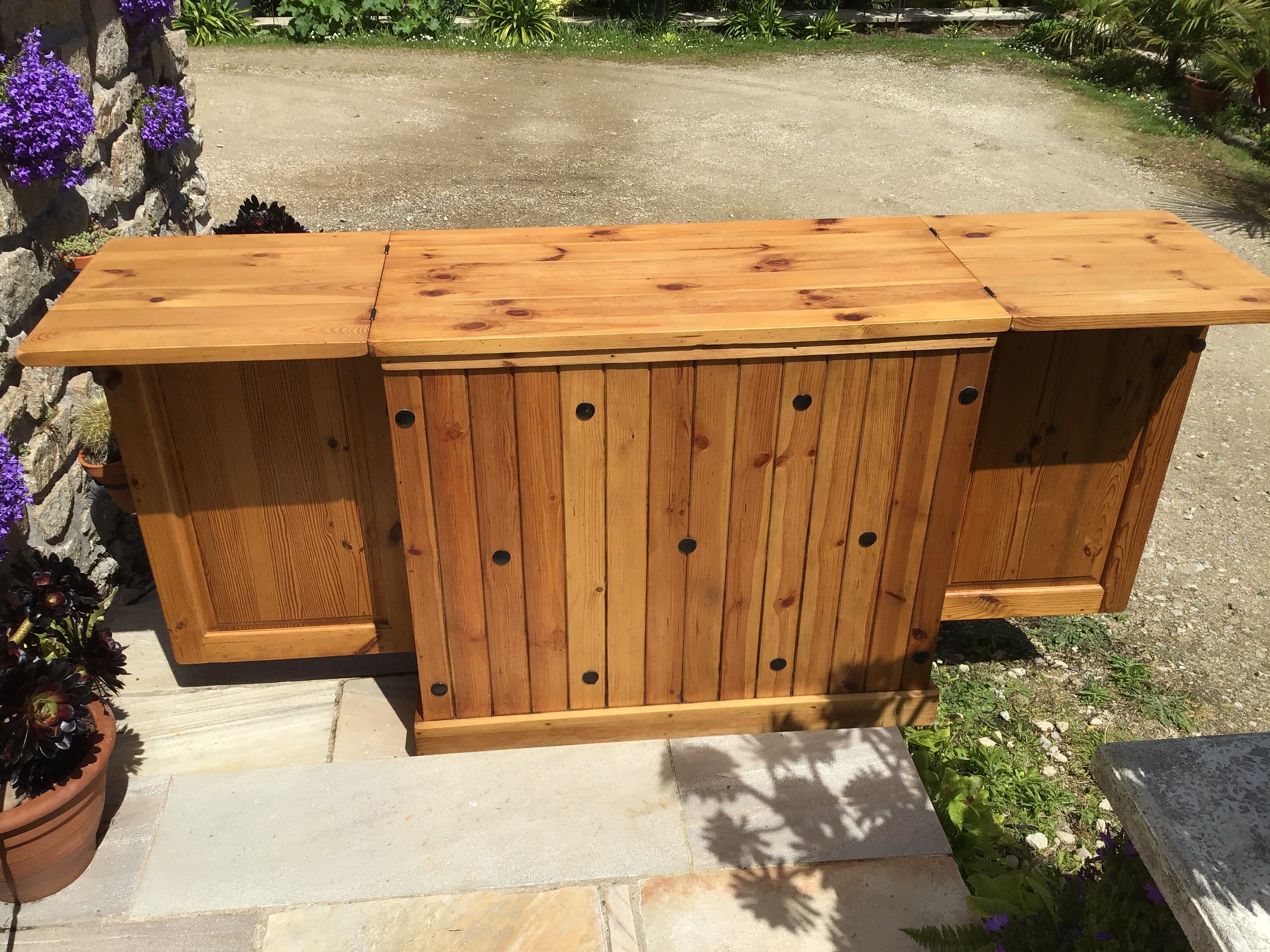 Folding bar furniture