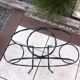 Black wrought iron plant holder 60