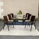 Set de 6 fauteuils bridges Albert Jacob / Grofillex 1970