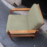 Oak armchair from the 1960