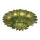 Monumental Imperial Luxury Venetian Green ” Leaves Graniglia” Murano Glass
